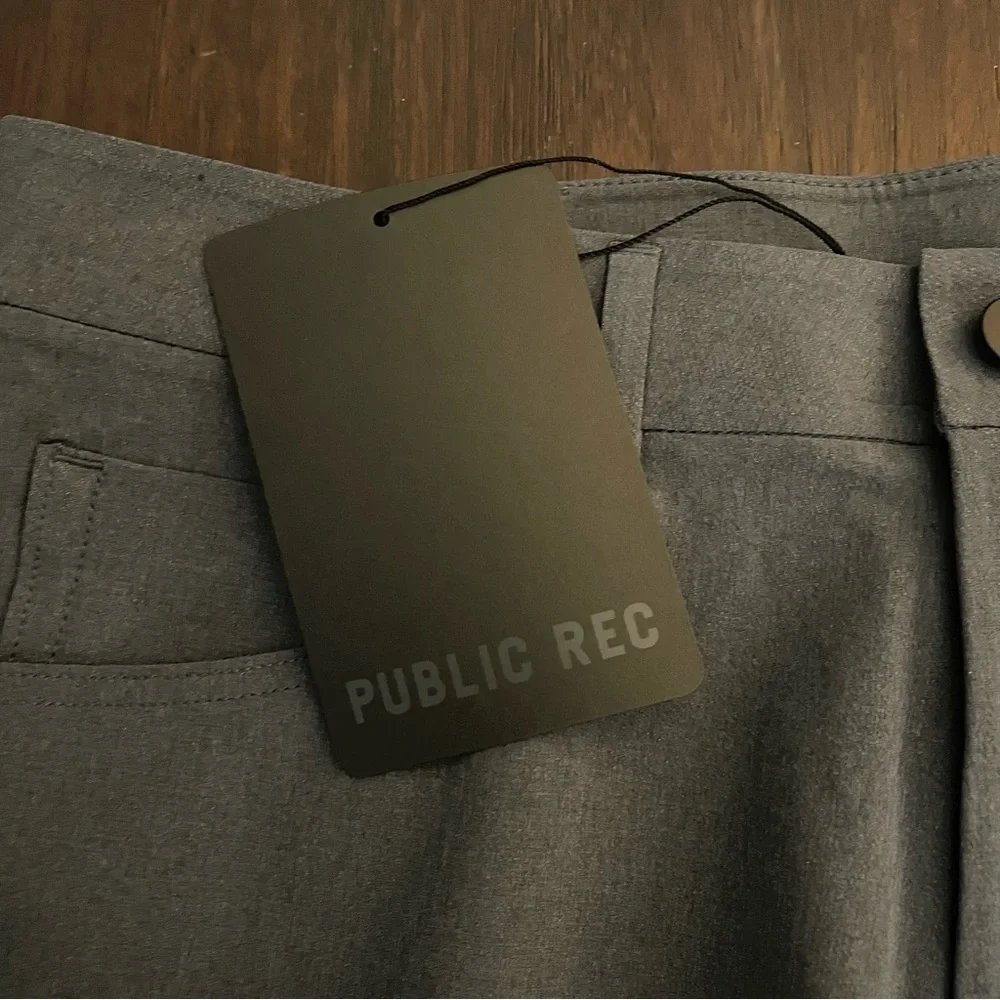 Public Rec Workday Pants Slate Gray 5 Pocket Performance Stretch